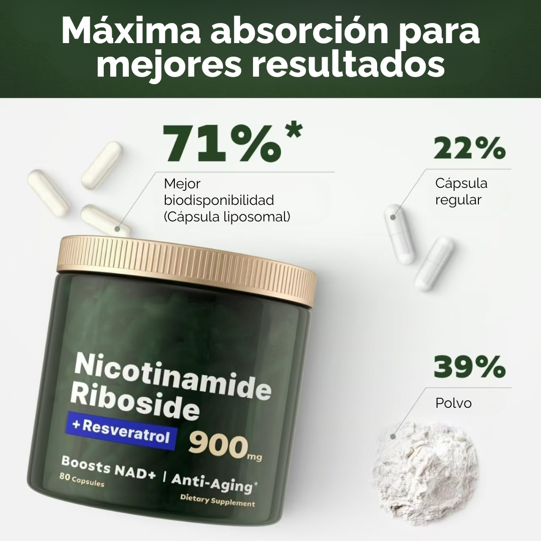 Miniatura 3 de NICOTINAMIDE RIBOSIDE + RESVERATROL